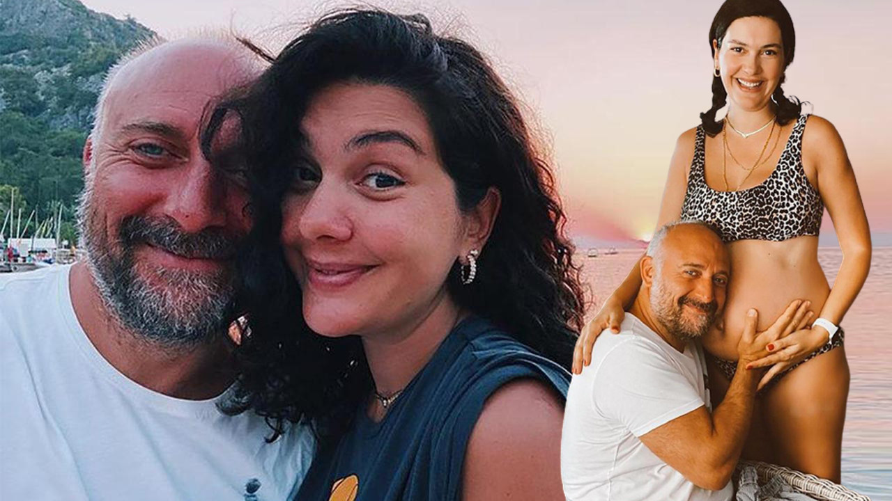 3'üncü kez hamile kalan Bergüzar Korel ve eşi Halit Ergenç'ten tatil pozları