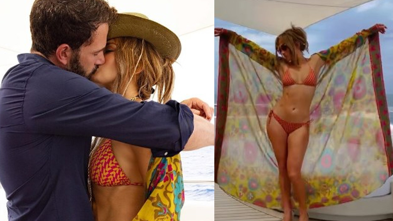 Jennifer Lopez ve Ben Affleck'ten aşk pozu