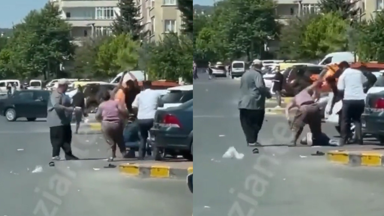 Gaziantep'te sokak ortasında dehşete düşüren görüntüler