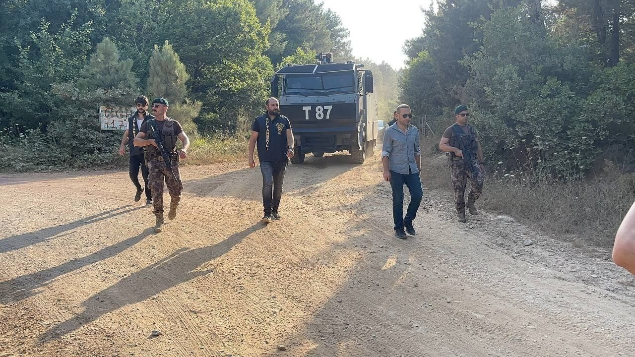 Aydos Ormanı'nda yangın nöbeti
