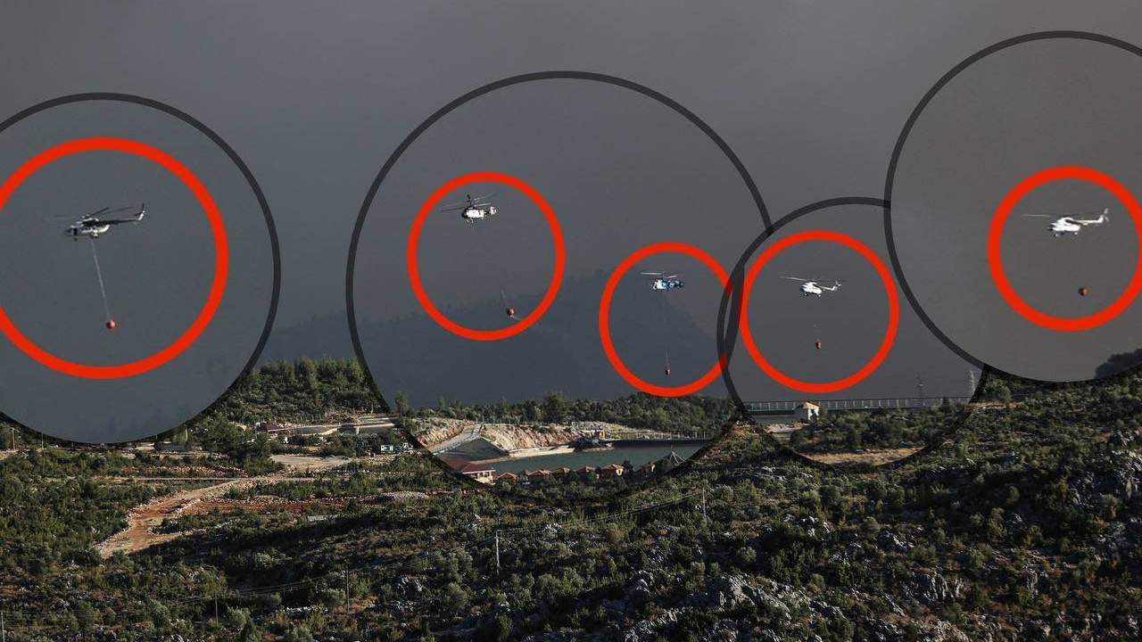 Fahrettin Altun'un paylaştığı 5 helikopterli fotoğraf bakın nerede çekilmiş