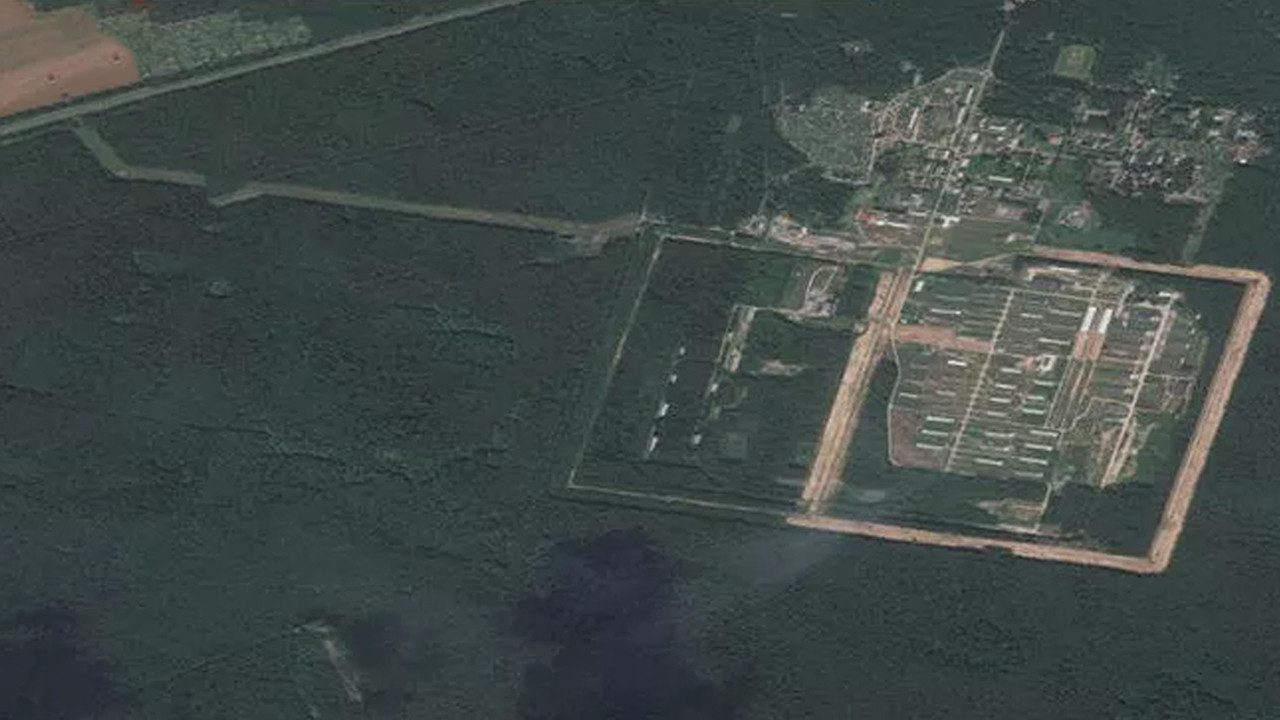 Uydu görüntüleri ortaya çıkarttı! Belarus'ta toplama kampı şoku