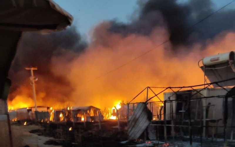 Şanlıurfa'da yangın kabusu: Bir mahalle yok oldu