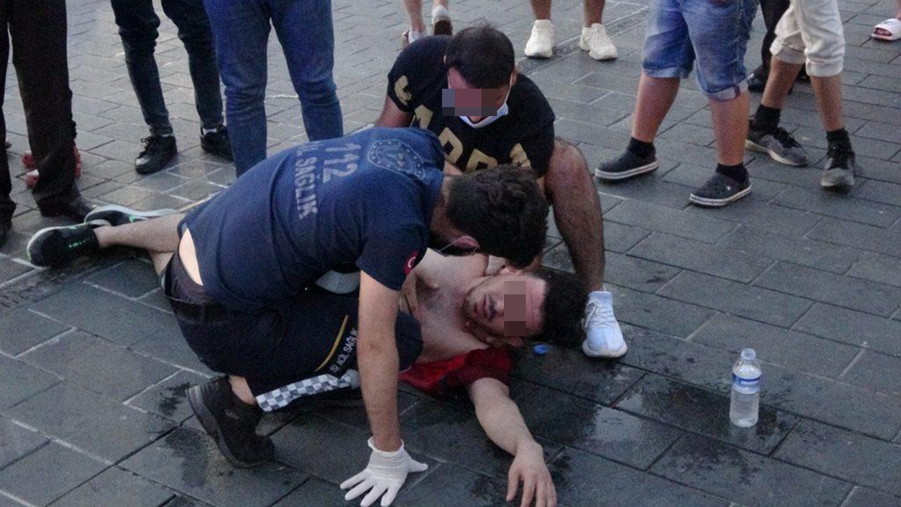 Taksim Meydanı'nda korkulu anlar