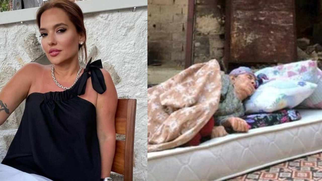 Demet Akalın yangında evini kaybeden Fatma Teyzeye verdiği sözü tuttu