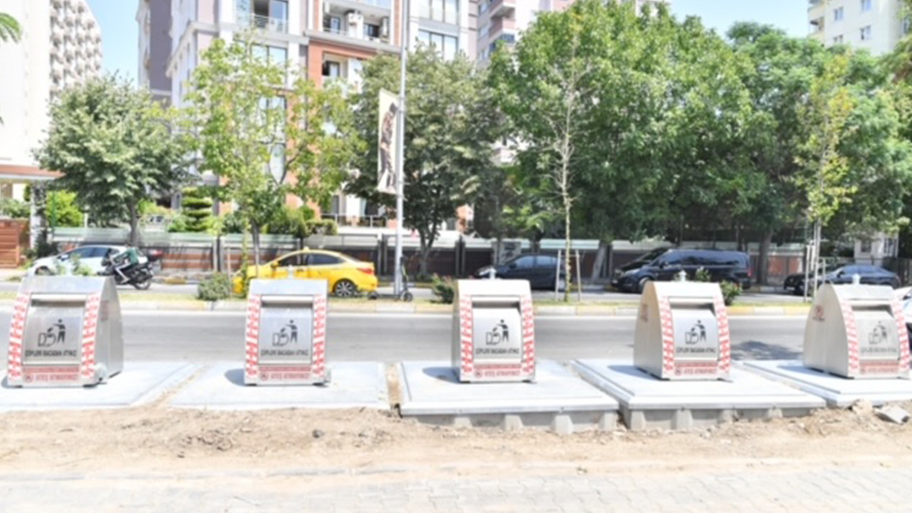 Beylikdüzü'nde modern çöp konteynerleri yaygınlaştırılıyor