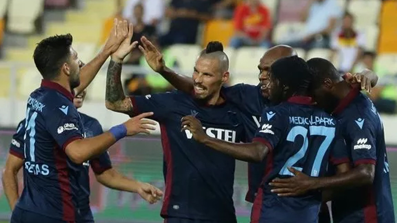 Trabzonspor lige fırtına gibi başladı: Yeni Malatyaspor'u 5-1 mağlup etti