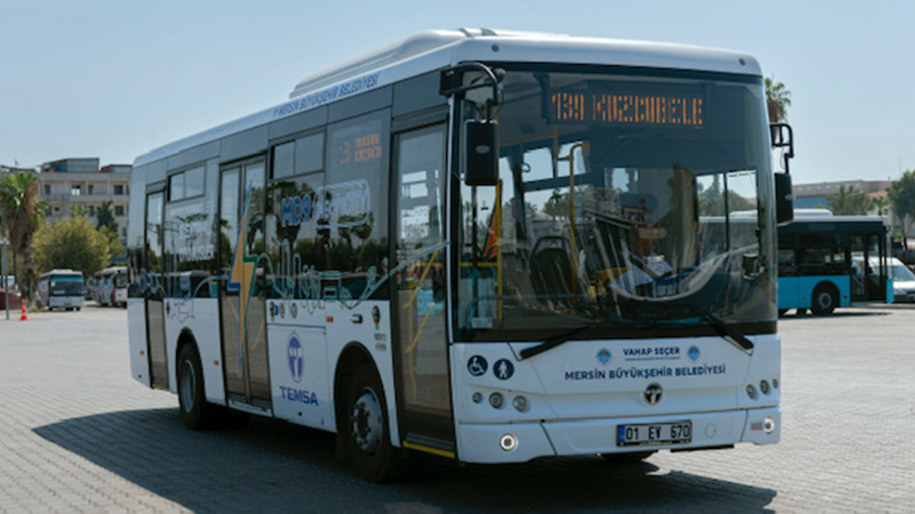 Mersin'de elektrikli otobüs dönemi