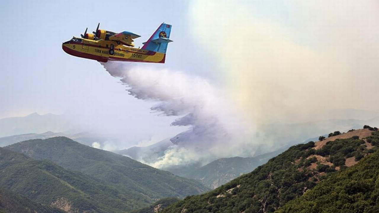 AK Partili başkandan yangına photoshoplu müdahale