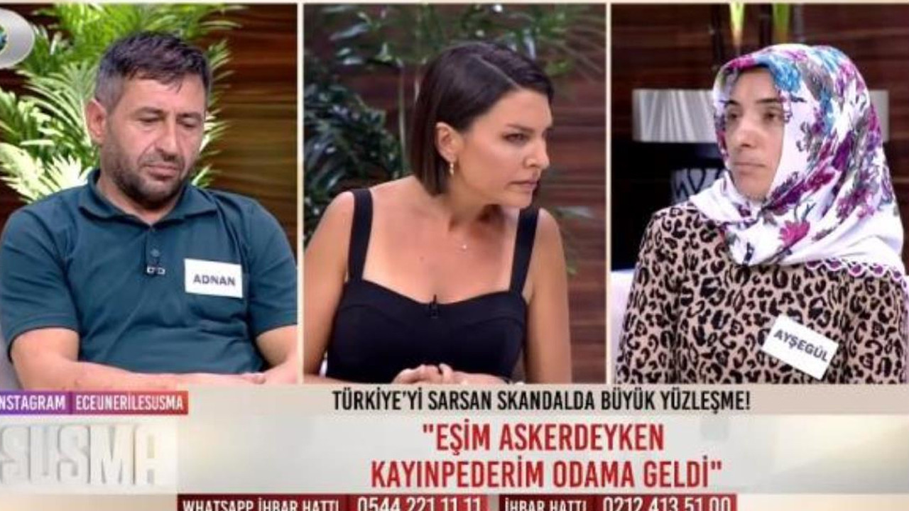 ''Babam ve eşimi ilişkiye girerken bastım'' demişti: Karı-koca canlı yayında yüzleşti