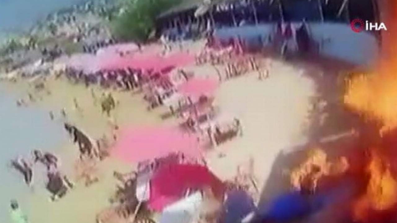 Plajda büyük patlama: 7 yaralı var!