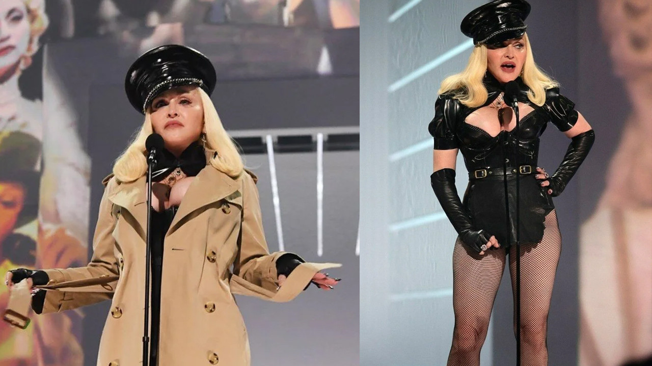 Madonna kıyafetiyle 2021 MTV Video Müzik Ödülleri'ne damga vurdu