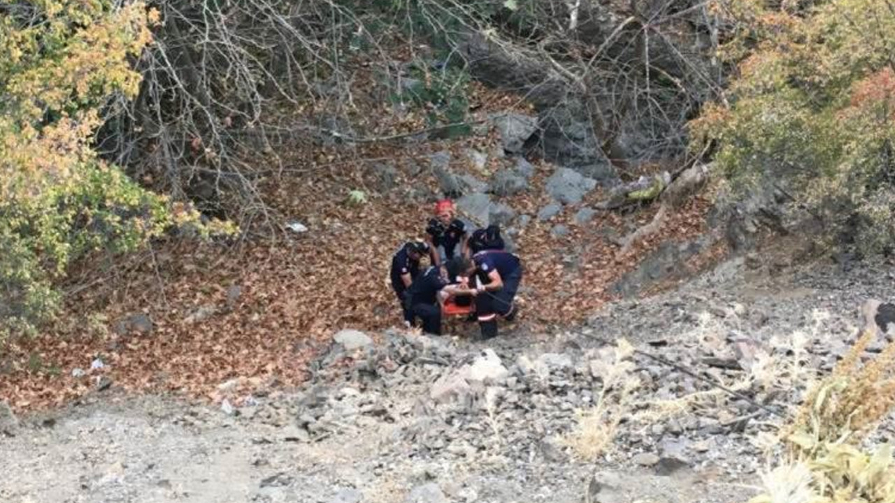 Tuvaletini yapmak isterken uçurumdan düştü