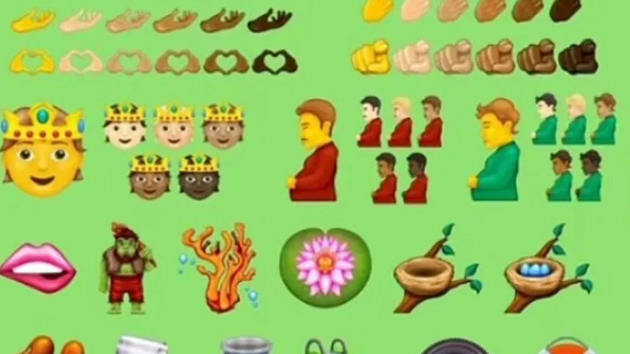 Hamile erkek ve cinsiyetsiz hamile emojilerine büyük tepki