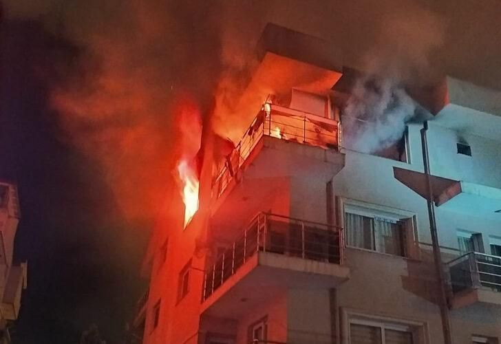 Öfkeli koca binayı ateşe verdi, mahalleli sokağa döküldü - Resim: 3