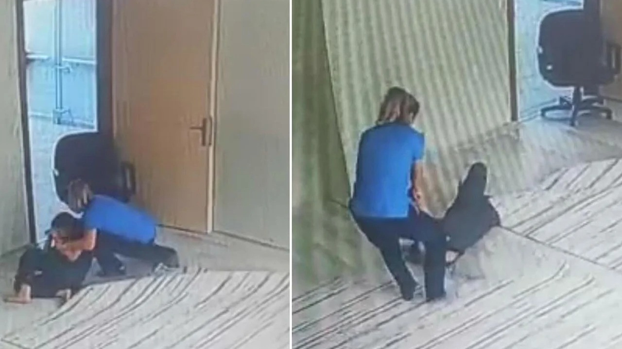 Engelli öğrenciye şiddetin kan donduran görüntüleri ortaya çıktı
