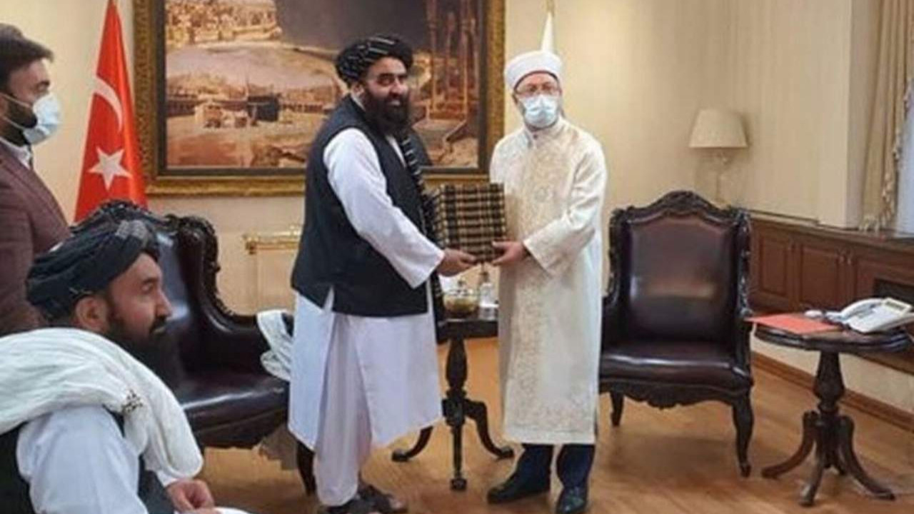 Diyanet İşleri Başkanı Erbaş da Taliban'la görüştü