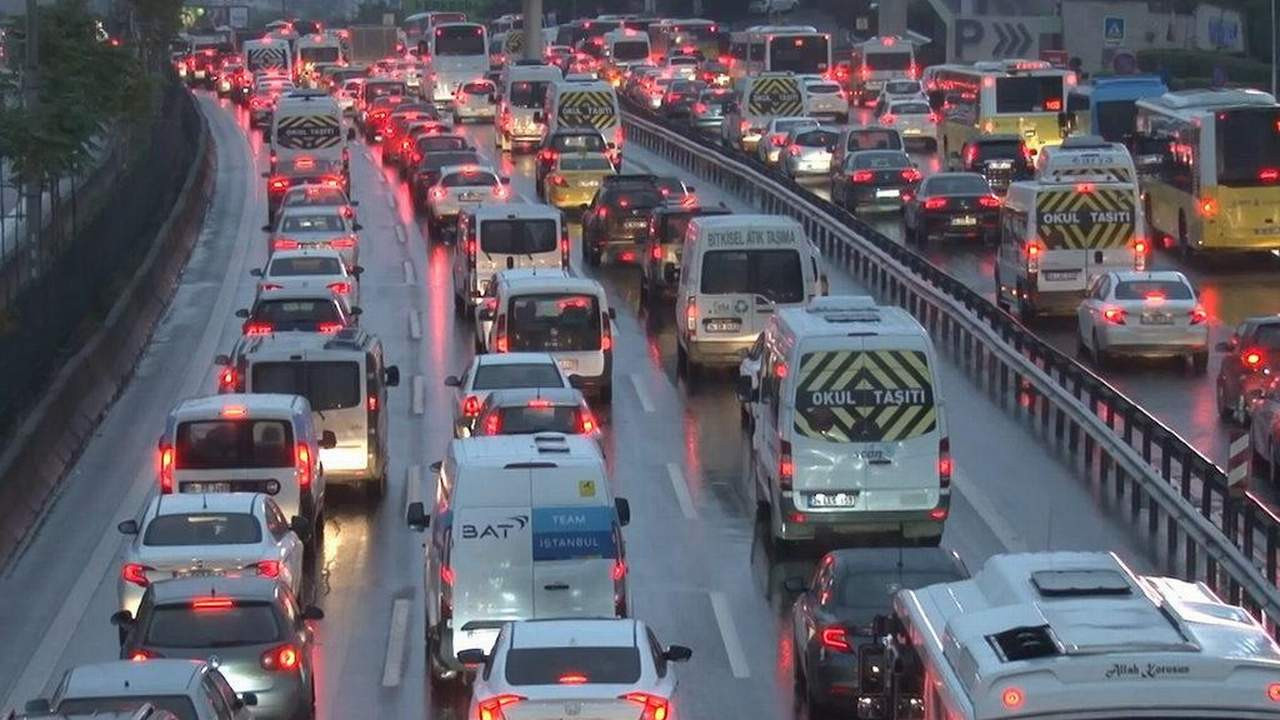 İstanbul'da trafik felç