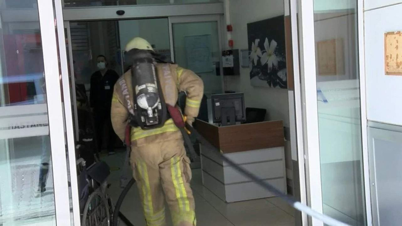 İstanbul'da hastanede yangın, hastalar tahliye edildi