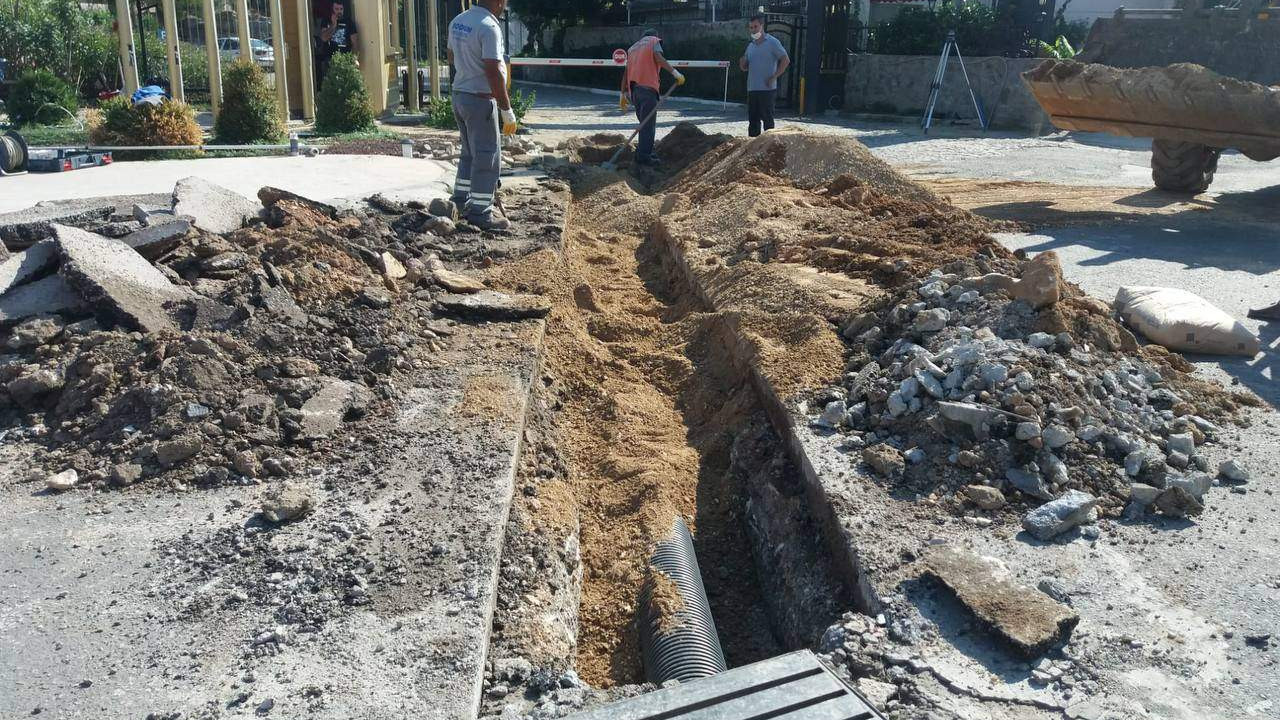 Bodrum Belediyesi su taşkınlarına karşı önlemlerini alıyor