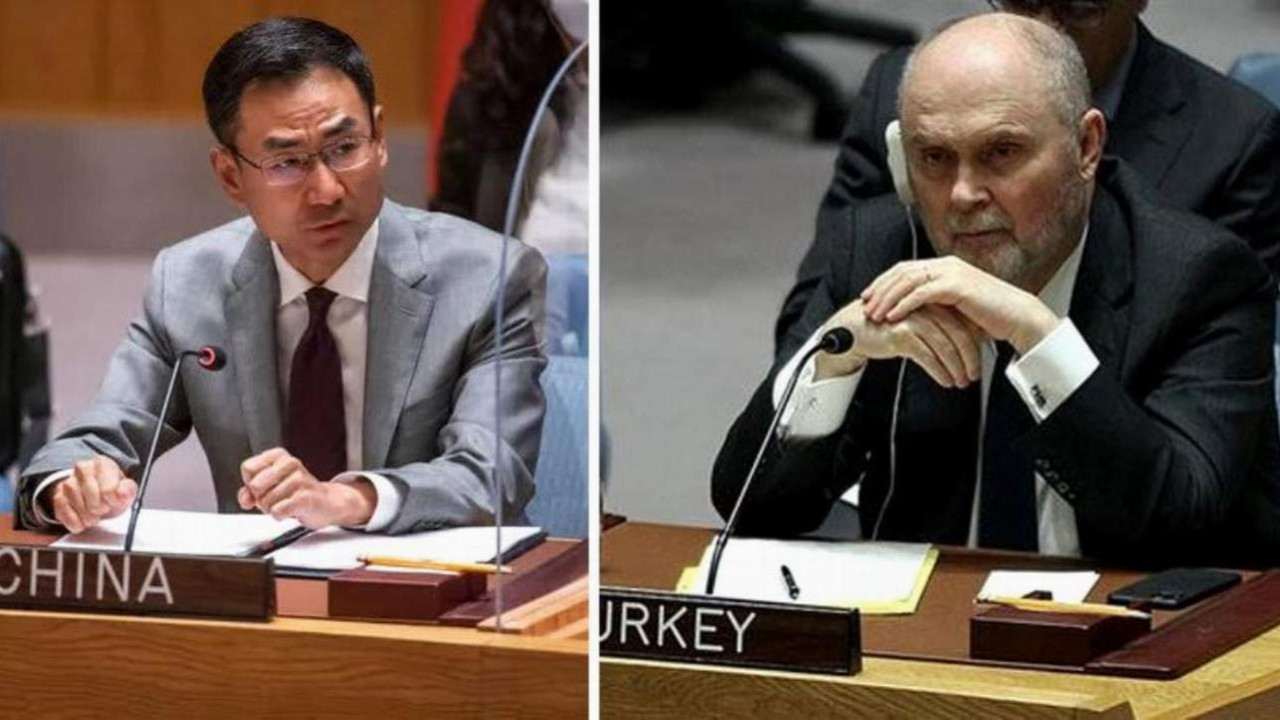BM'de Türk diplomattan Çin'e rest: ''Sizden öğrenecek değiliz!''