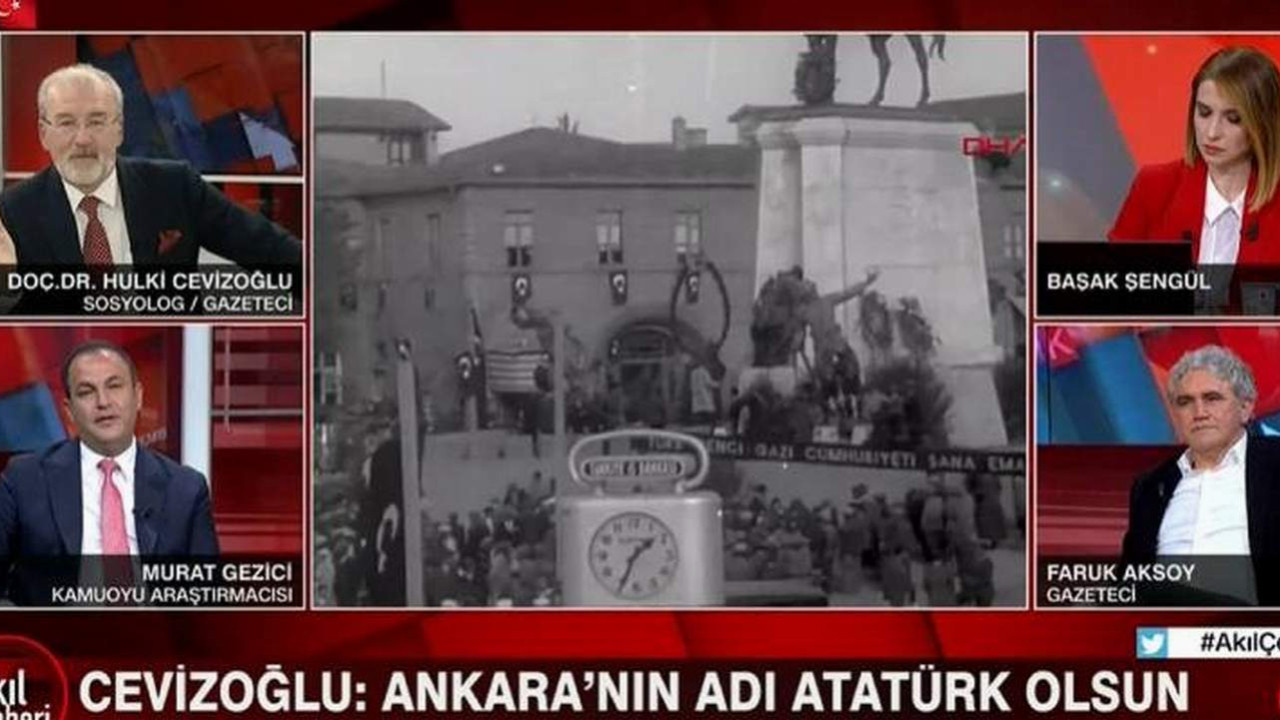 Canlı yayında ''Başkent Ankara'nın ismi değişsin'' deyip önerisini sundu