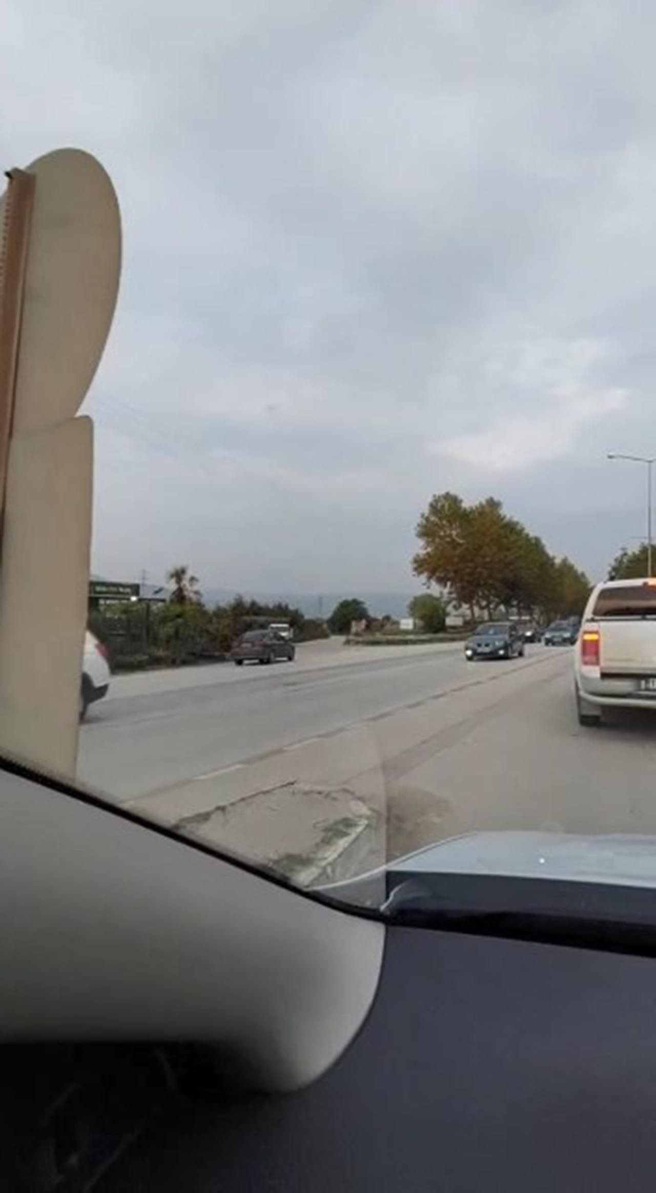 Şehirlerarası yolda ters giden trafik canavarı kamerada - Resim: 3