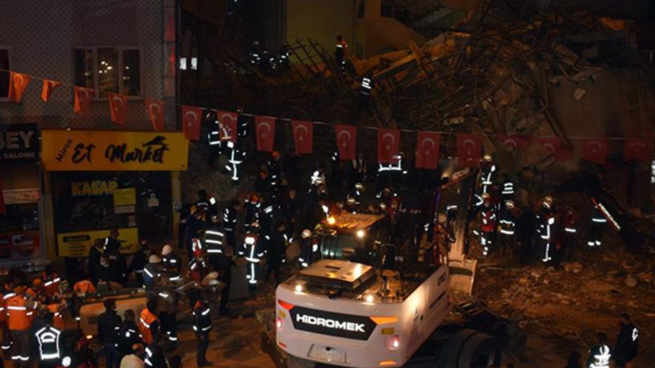 Malatya'da çöken binada tadilat yaptığı iddia edilen iş yeri sahibi gözaltına alındı