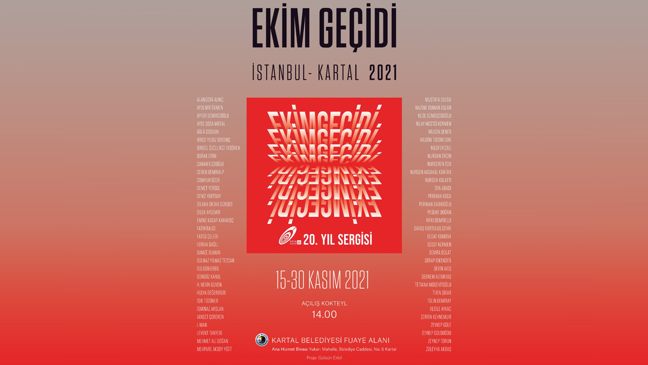 Ekim Geçidi İstanbul - Kartal Sergisi sanatseverleri buluşturacak