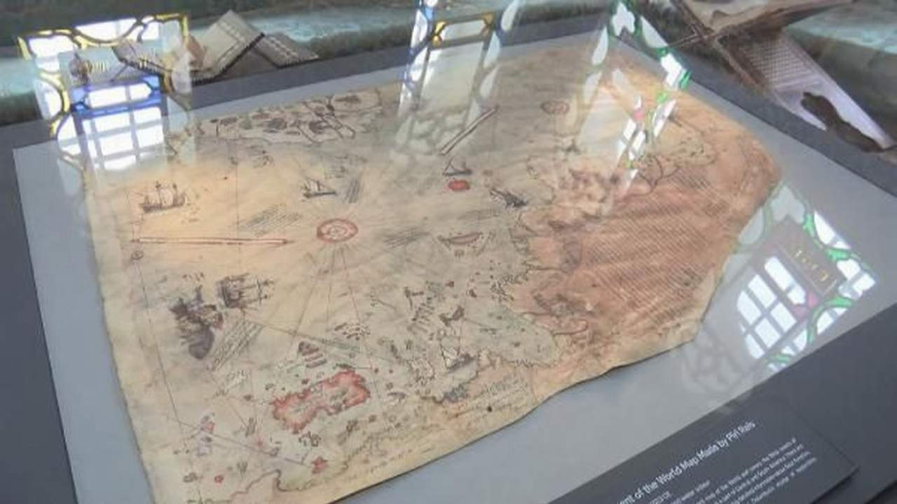 Piri Reis haritası yıllar sonra yeniden Topkapı Sarayı'nda