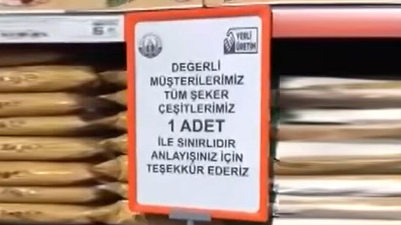 Türkiye bunu da gördü! Marketlerde ayçiçeği yağı ve şekere kota geldi