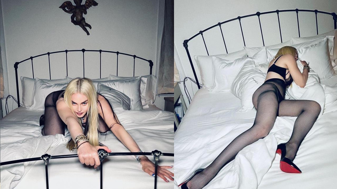 Madonna Instagram'a savaş açtı: Yarı çıplak fotoğraflarını yeniden paylaştı