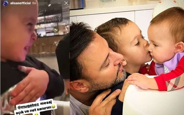 Alişan'ın oğlu Burak'ın Müge Boz'un kızı Vina'ya 'Benimsin' dediği videoya tepki yağdı - Resim: 4