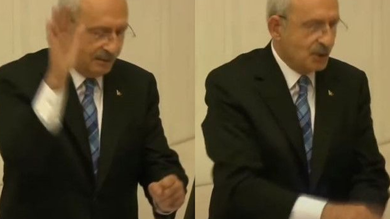Kılıçdaroğlu'nun el hareketi Meclis'i karıştırdı