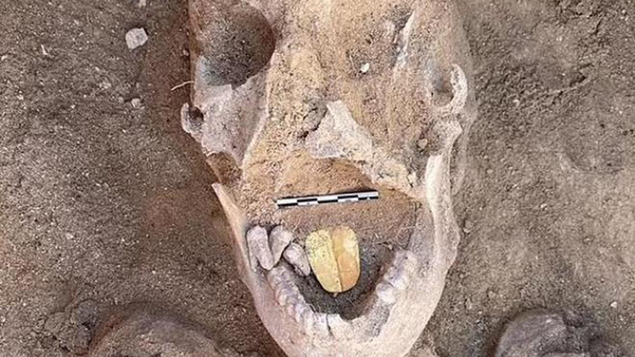 Altın dilli mumyalar arkeologları şaşkına çevirdi