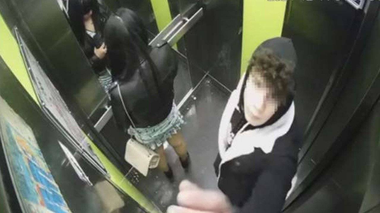 İstanbul'da dehşet! Asansörde genç kıza tecavüz girişimi kamerada!