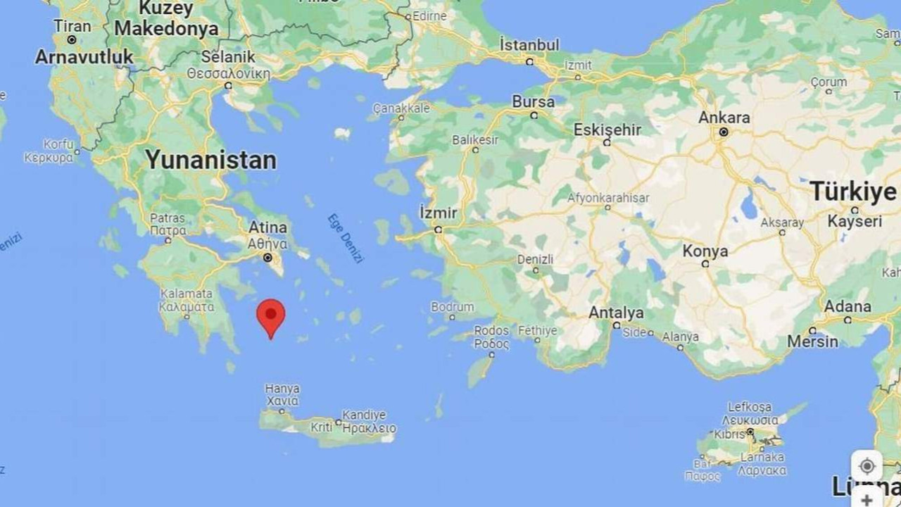 Ege Denizi’nde 4.5 büyüklüğünde deprem