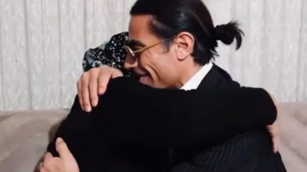 2 yıldır annesini görmeyen Nusret, o anları paylaştı