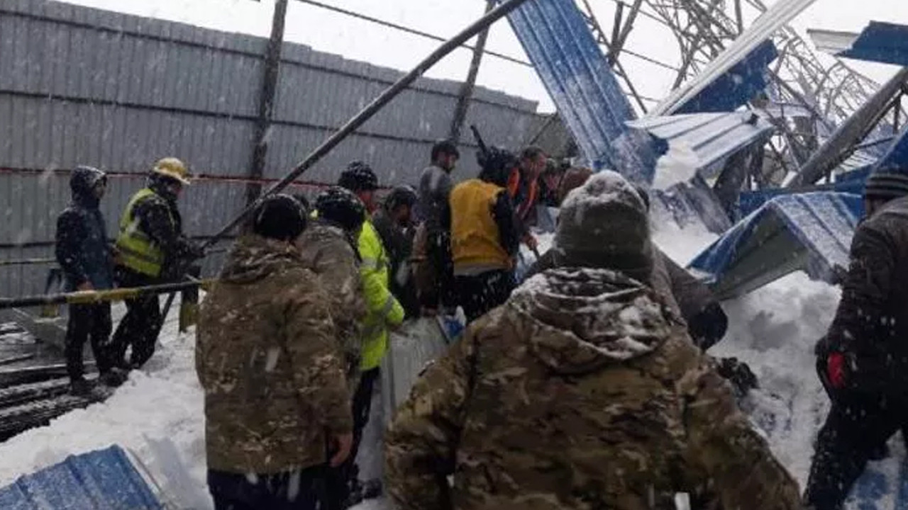Gürcistan’da şantiyenin çatısı çöktü: Ölü ve yaralılar var