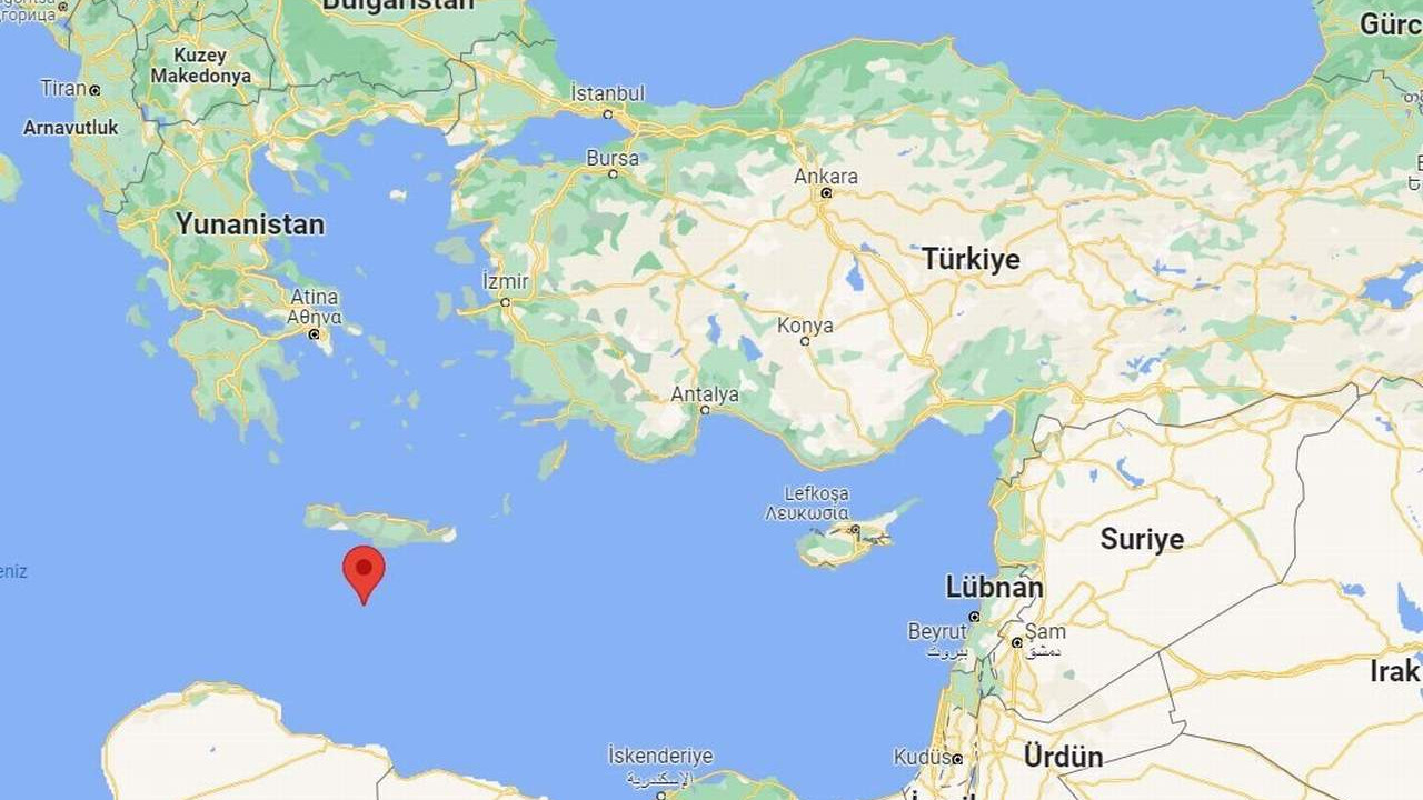 Akdeniz’de 5.5 büyüklüğünde deprem
