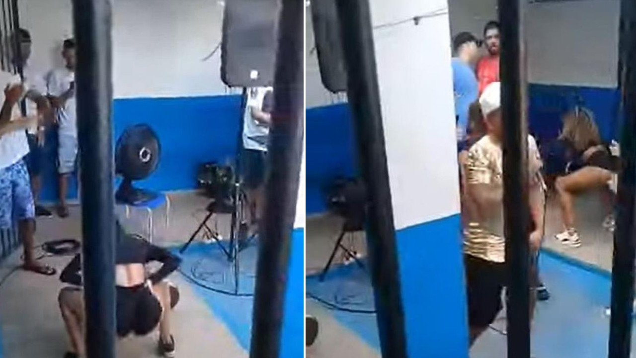 Hapishanede twerk şovu infial yarattı!