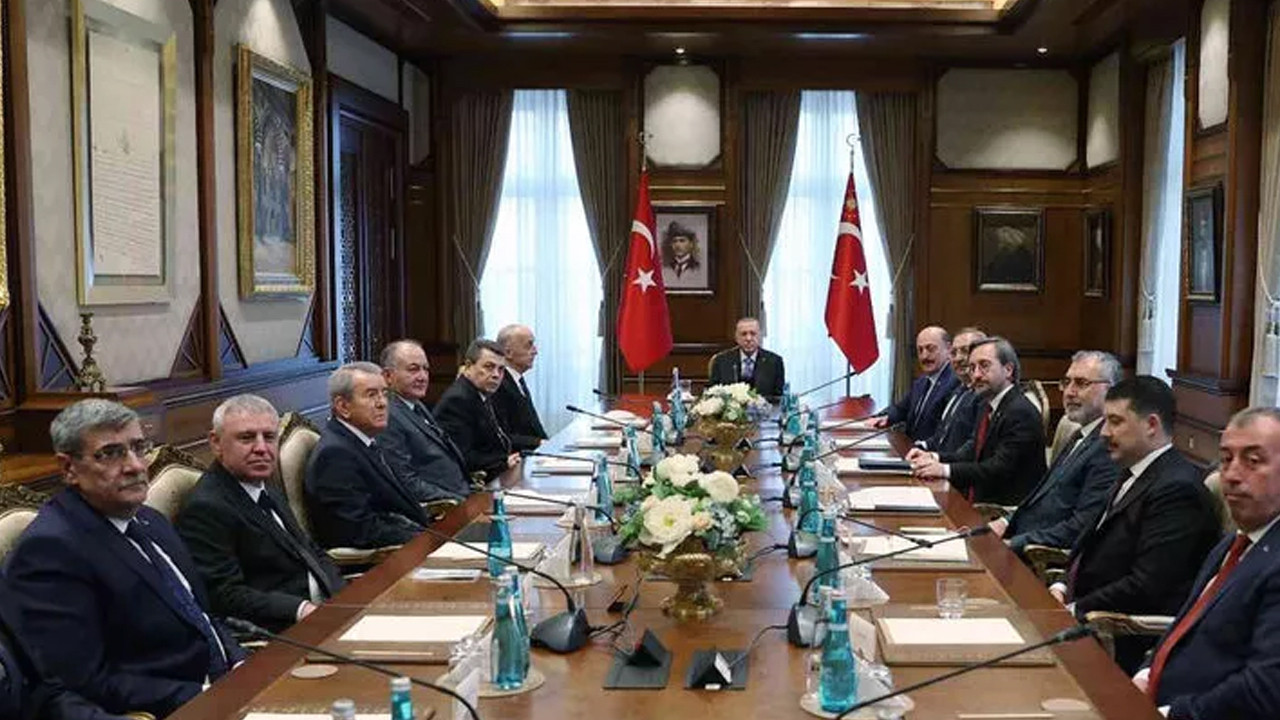 Erdoğan, Bakan Bilgin ve Türk-İş heyetini kabul etti