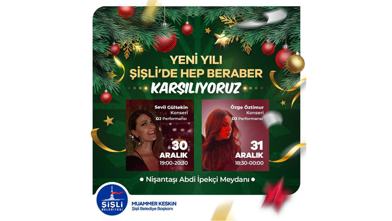 Şişli yeni yıl coşkusuna hazır