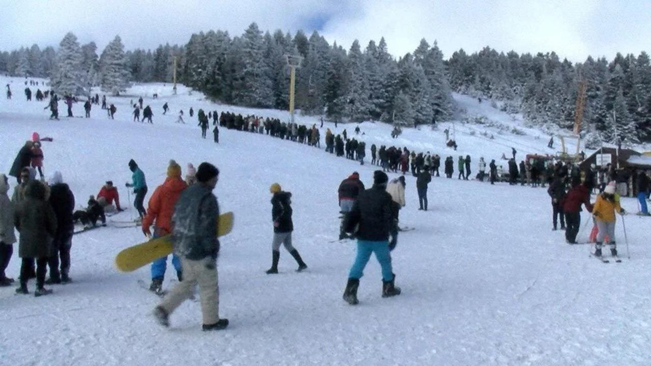 Uludağ'a akın! Tatilciler hücum etti - Resim: 1