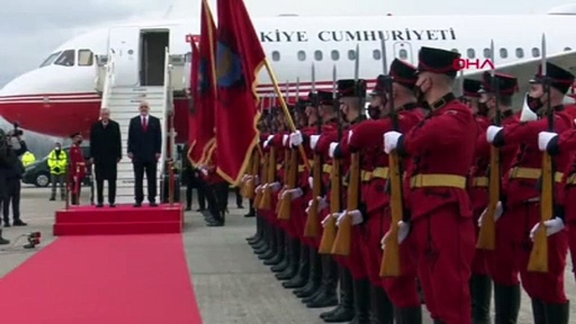 Cumhurbaşkanı Erdoğan Arnavutluk'a gitti