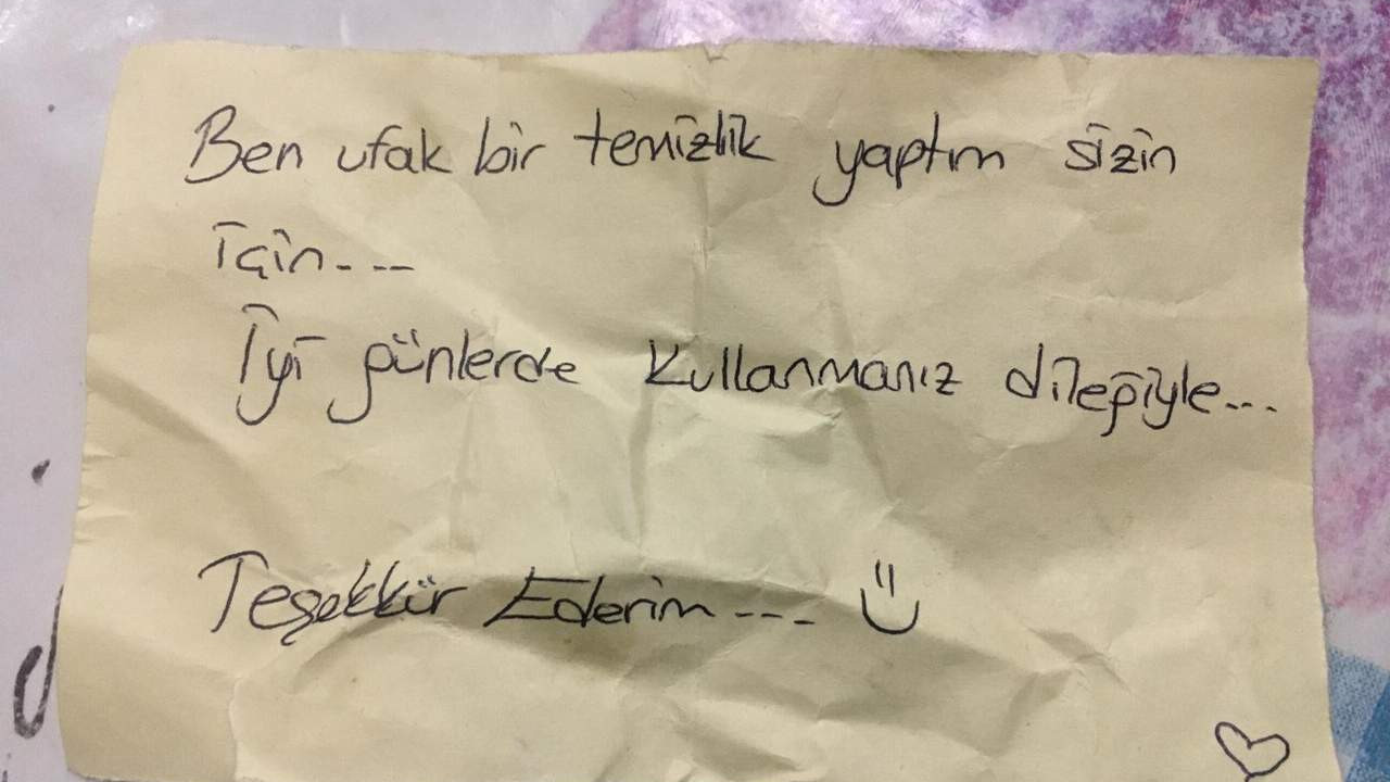 Yüzsüz hırsızdan ''pes'' dedirten not...