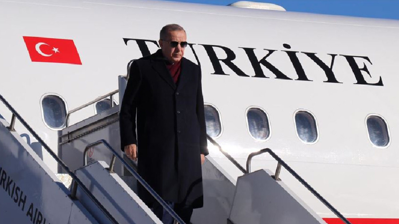 Ziyaretini iptal eden Erdoğan, yurda döndü