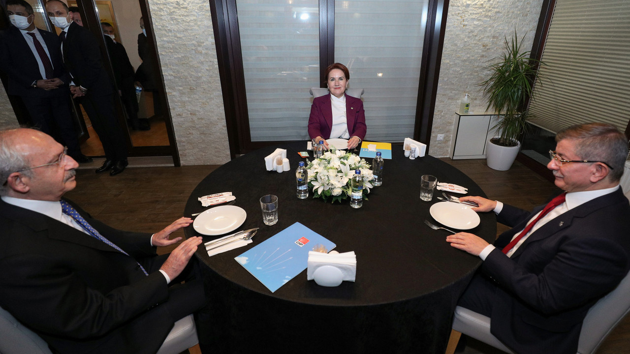 Muhalefet liderleri akşam yemeğinde bir araya geldi