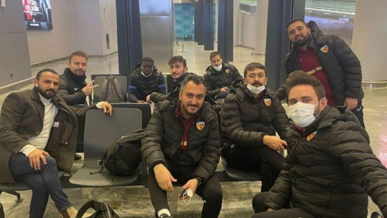 Kayserispor futbolcuları ve çalışanları İstanbul'da mahsur kaldı