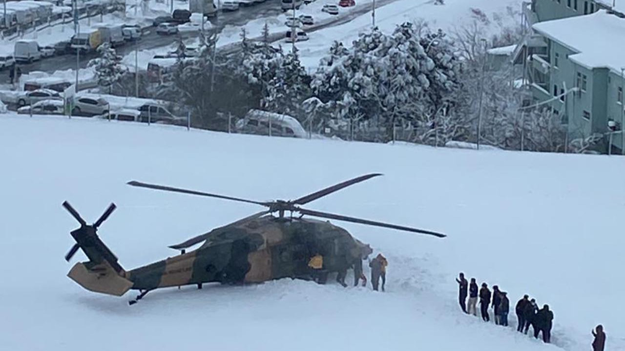 İstanbul'daki beyaz esarette askeri helikopter devreye girdi